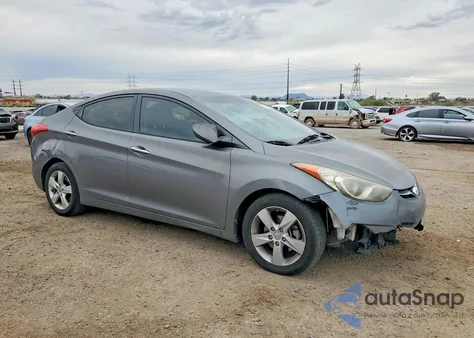 2013 Hyundai Elantra Gls from USA, damaged, VIN 5NPDH4AE4DH321382
